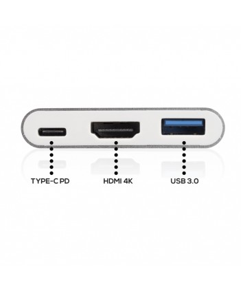 Vultech Adattatore Type-C 1 Hdmi 1 Usb 3.0 1 Pd