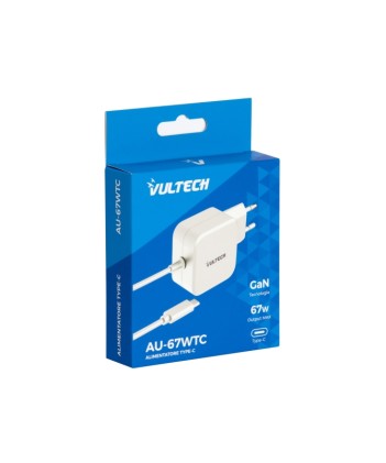 Vultech Alimentatore Universale Per Notebook E Smartphone Vultech Au-67Wtc Autosettante Con Connetto