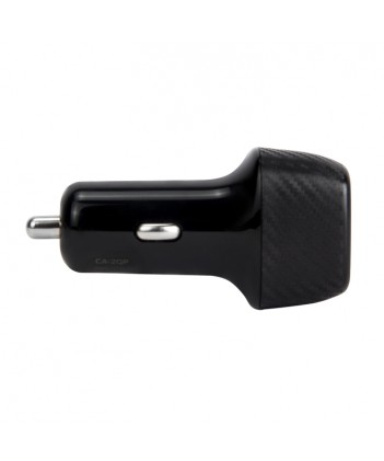 Vultech Caricatore Da Auto Con Usb E Type-C Quickcharge 3.0 Pd (Max 38W)