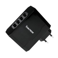 Caricatore Adattatore Universale Vultech CC-048N 4 Porte Usb 4,8A Nero