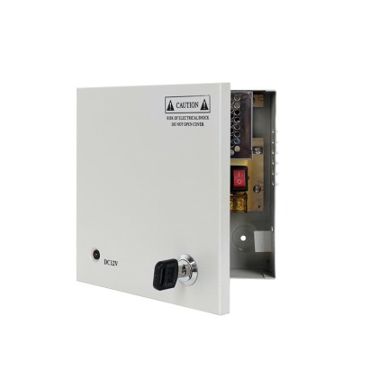 Box Alimentatore Stabilizzato Centralizzato Vultech CM-05A-4CH 12V 5A 4 Canali