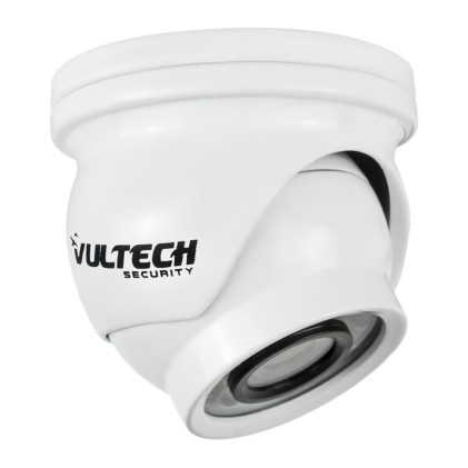 Telecamera Mini Dome AHD Vultech CM-DMM1080AHD-B 1/3" 2 Mpx 1080p 3,6mm 12Pcs Led IR 10M Bianca