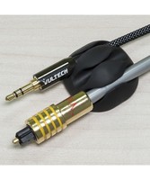 Porta Cavi Da Scrivania Vultech CO-01 In Plastica ABS - Adesivo 3M - 9 Pz