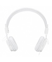 Cuffie Headphones Vultech HD-08W Bianche Con Microfono e Regolatore Volume