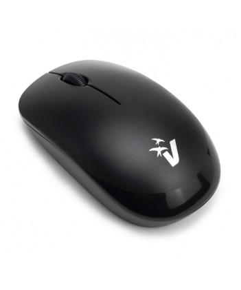 Vultech Mouse Wireless Mw-07N Silenzioso 1600 Dpi, Nero