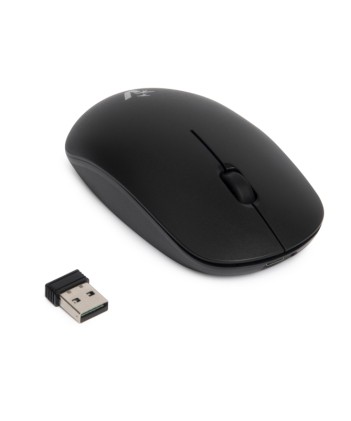 Vultech Mouse Wireless Mw-08N 1600Dpi Silenzioso Batteria Integrata, Nero