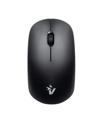 Vultech Mouse Wireless 1600Dpi, Nero, Silenzioso,Batteriea Integrata Ricaricabile,Attacco Type C