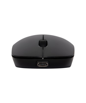 Vultech Mouse Wireless 1600Dpi, Nero, Silenzioso,Batteriea Integrata Ricaricabile,Attacco Type C