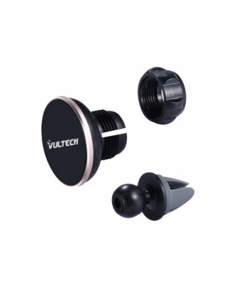 Supporto Magnetico Da Auto Vultech SA-01 Per Smartphone - 2 Piastre Magnetiche