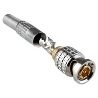 Connettore BNC MAschio Vultech Per Cavo Coassiale RG59/RG59Mini/RG179 Fissaggio a Vite 10Pz