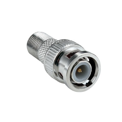 Connettore BNC MAschio To Connettore F Femmina Vultech Per Cavo Coassiale RG59/RG59Mini 10Pz