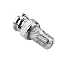 Connettore BNC MAschio To Connettore F Femmina Vultech Per Cavo Coassiale RG59/RG59Mini 10Pz