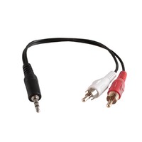 Cavo audio AUX 3.5mm to RCA Maschio 25cm