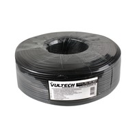 Cavo Coassiale  RG59 Mini + 2 X Alimentazione Vultech 75 Ohm CU 100 MT Spessore 6 mm