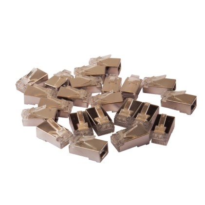 Connettori schermati Cat. 5E FTP - 50 pezzi