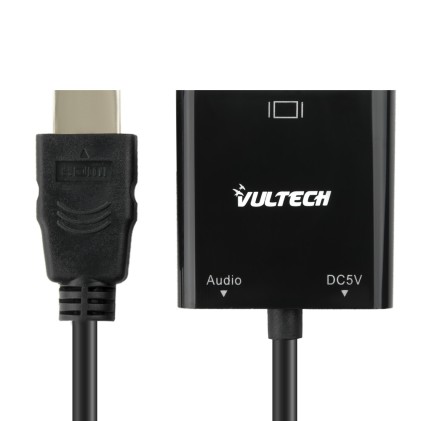 Vultech Adattatore Convertitore Hdmi To Vga + Audio