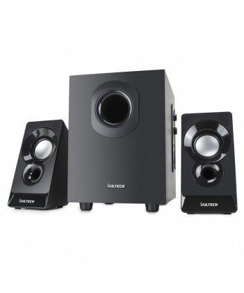 Vultech Casse Acustiche 2.1 Speaker Set Usb 13W