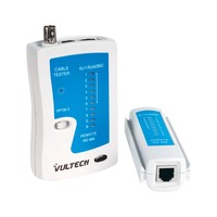 Tester Per Cablaggio Dati e Video Vultech T006 Rj45 Rj11 Rj12 BNC Coassiale