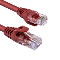 CAVO ETHERNET - CATEGORIA 6 - ROSSO - 50 CM