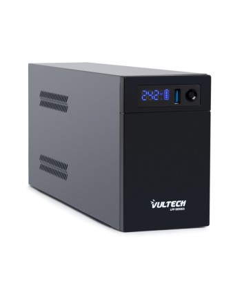 Vultech Ups 1400Va Lfp Line Interactive Con Schermo Led - Batteria Litio Ferro Fosfato Lifepo4