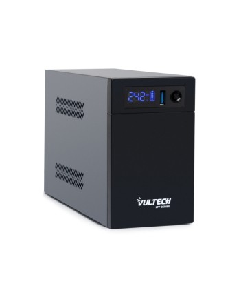 Vultech Ups 750Va Lfp Line Interactive Con Schermo Led - Batteria Litio Ferro Fosfato Lifepo4