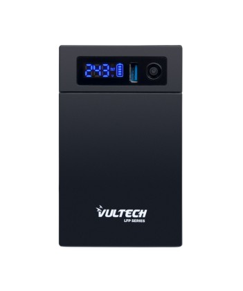 Vultech Ups 750Va Lfp Line Interactive Con Schermo Led - Batteria Litio Ferro Fosfato Lifepo4