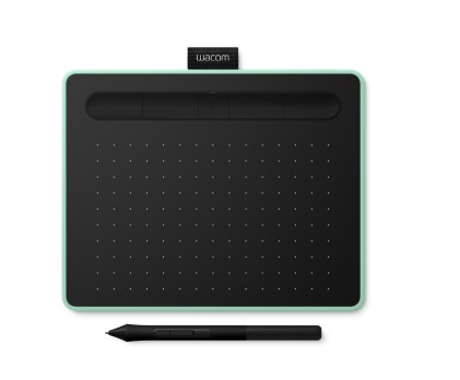 Wacom Tavoletta Grafica Con Pennino A6 Wide 2540 Lpi Con Cavo E Wireless , Green