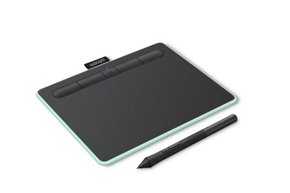 Wacom Tavoletta Grafica Con Pennino A6 Wide 2540 Lpi Con Cavo E Wireless , Green