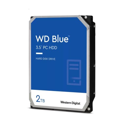 Western Digital Blue disco rigido interno 2 TB 7200 Giri/min 256 MB 3.5" SATA