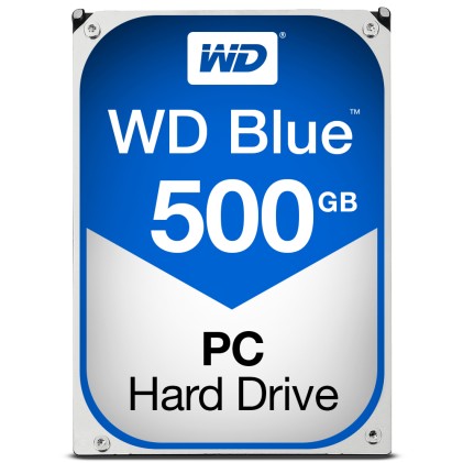 WD Blue 500GB SATA 6Gb/s HDD internal 3.5inch serial ATA 32MB cache 7200RPM RoHS compliant Bulk