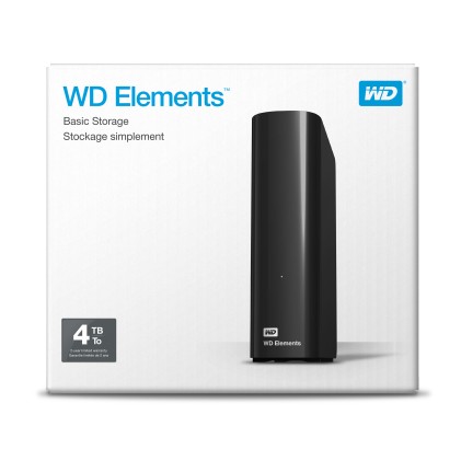 Western Digital WD Elements Desktop disco rigido esterno 4 TB Micro-USB B 3.2 Gen 1 (3.1 Gen 1) Nero