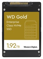 WD Gold Enterprise Class NVMe SSD 1.92TB 2.5inch U.2 PCIe Gen 3.1 internal single-packed