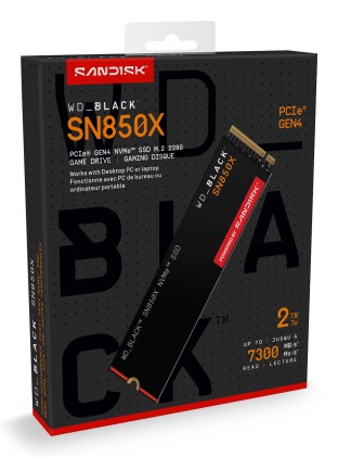 SanDisk Black WD_BLACK SN850X NVMe 2 TB M.2 PCI Express 4.0