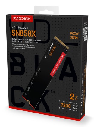 SanDisk Black WD_BLACK SN850X NVMe 2 TB M.2 PCI Express 4.0