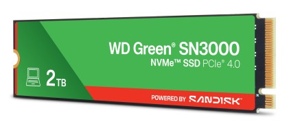 WD SSD Green SN3000 2TB M.2 NVMe