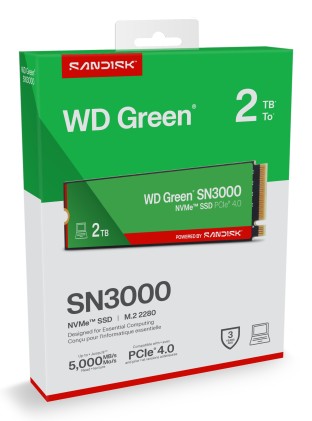 WD SSD Green SN3000 2TB M.2 NVMe