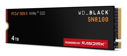 Western Digital Black SN8100 4 TB M.2 PCI Express 5.0 NVMe TLC 3D NAND