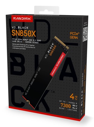 WD SSD Black SN850X 4TB NVMe