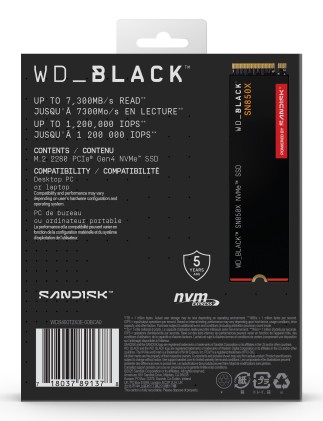 WD SSD Black SN850X 4TB NVMe