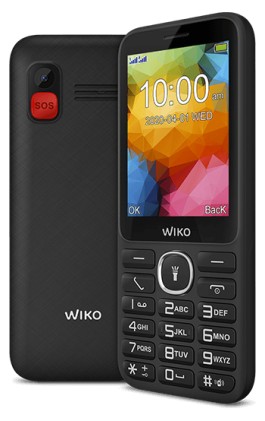 Wiko Cellulare F200 2,8 Dual Sim 1200Mah Black