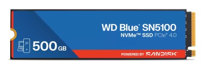 Western Digital WD Blue SN5100 500 GB M.2 PCI Express 4.0 NVMe QLC 3D NAND