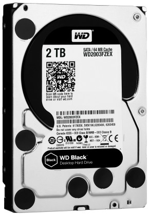 Western Digital Hdd Black 2Tb 3,5 7200Rpm Sata 6Gb/S 64Mb Cache