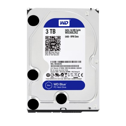 Western Digital Hdd Blue 3Tb 3,5 5400Rpm Sata 6Gb/S 64Mb Cache  ** Ricondizionato**