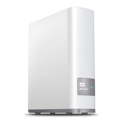 NAS 2TB WD MyCloud Personal Cloud Storage, Gigabit Ethernet, Processore Dual-Core, Porta di Espansione USB 3.0, DLNA 1.5 e UPnP Certified, Bianco