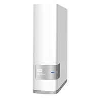 NAS 4TB WD MY CLOUD Personal Cloud Storage, Gigabit Ethernet, Processore Dual-Core, Porta di Espansione USB 3.0, DLNA 1.5 & UPnP Certified, Bianco