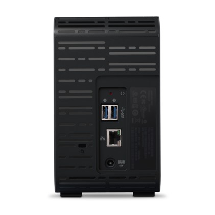Western Digital My Cloud EX2 Ultra Armada 385 Collegamento ethernet LAN Desktop Nero NAS