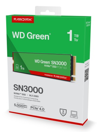 Western Digital Ssd Green 1Tb Sn3000 M.2 Nvme