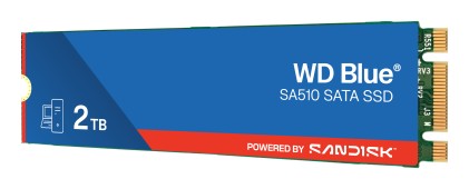 Western Digital Ssd Blue 2Tb M.2 Sa510 2280 Sata Iii 6 Gbs