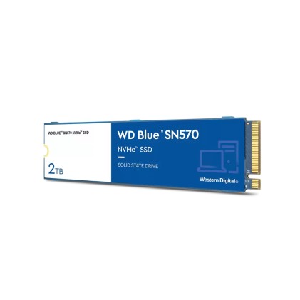 Western Digital Ssd Blue 2Tb 2,5" Sn570 M.2 2280 Pcie Nvme Gen3 X4 Nvme V1.4 Read/Write 3500/3500 Mb