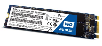 HD SSD M.2 250GB WD Blue WDS250G1B0B - (2280) SATAIII intern bulk